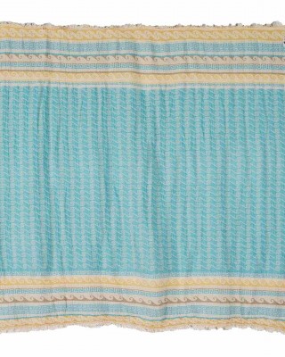 Fabrics WAVES - Τυρκουάζ