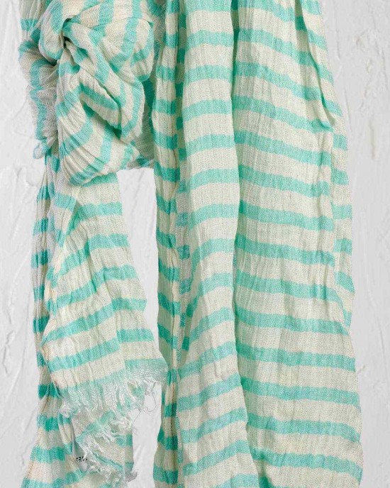 Scarves STRIPED - Turquoise